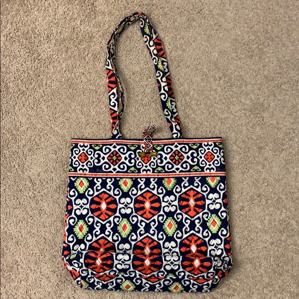 Vera Bradley Tote Bag with Toggle Closure